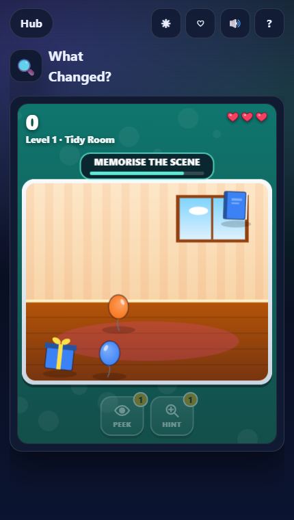 What Changed? gameplay screenshot