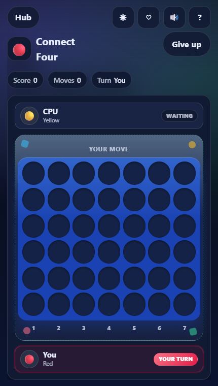 Connect Four gameplay screenshot