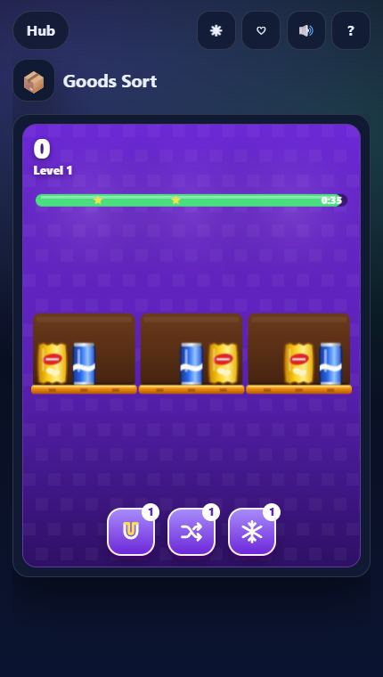 Goods Sort gameplay screenshot