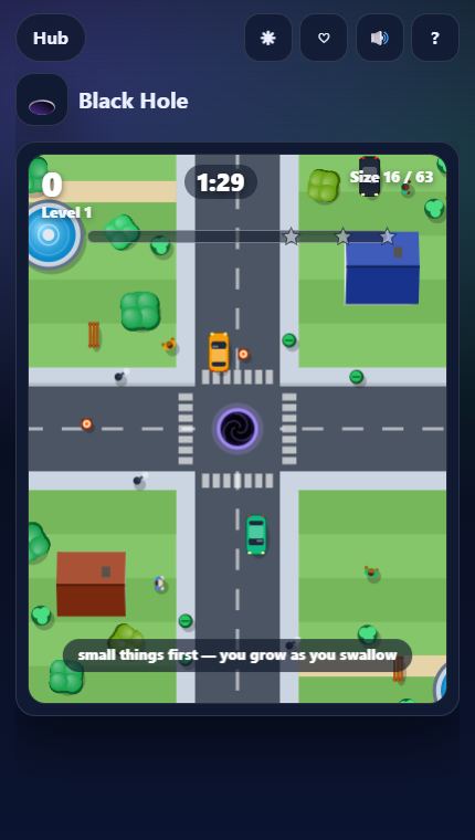 Black Hole gameplay screenshot