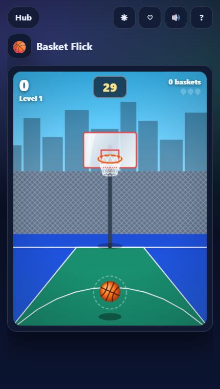 Basket Flick gameplay screenshot