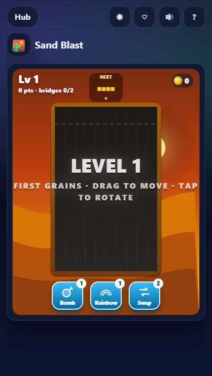 Sand Blast gameplay screenshot