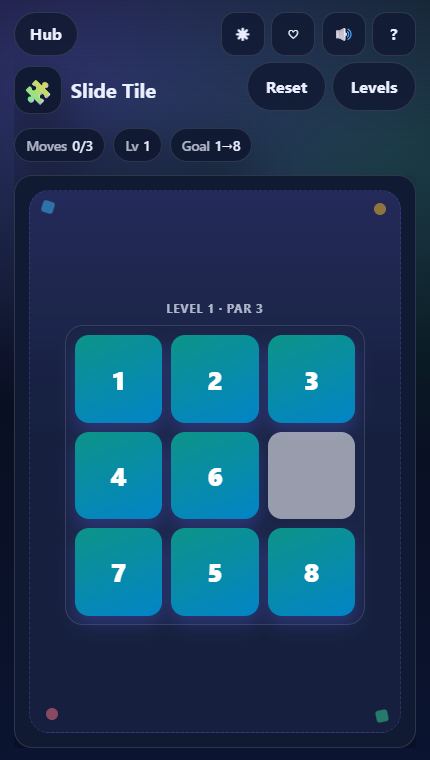 Slide Tile gameplay screenshot