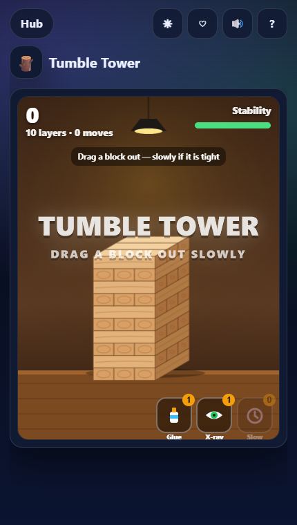 Tumble Tower gameplay screenshot